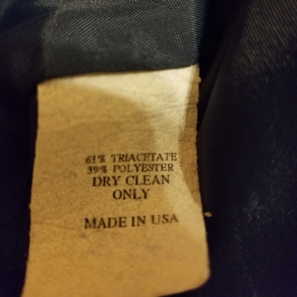 Skirt Suit De Classico Collection Navy Blue Coat Jacket Skirt Suit size 14 16 - Picture 11 of 11